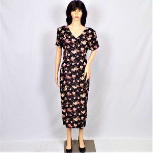 BYER DRESS size 5 multicolor floral long dress